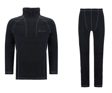 Термобілизна Viverra Soft Warm ZIP Black XXL