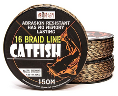 Шнур Сомовый Bratfishing 16-X Aborigen Catfish 0.90mm, 85Kg, 150m