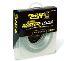 Поводковый материал Black Cat Rubber coated Leader 0,80mm 70kg 20m