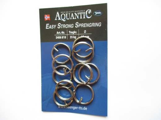 Заводное кольцо AQUANTIC Easy Strong Sprengring 8 mm