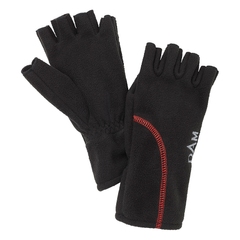 Перчатки DAM Windproof Half Finger флисовые без пальцев M black