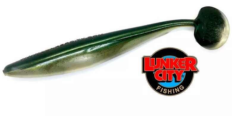 Силикон Lunker City Swimfish 4/BG 7,5" Green Shad 190mm #261