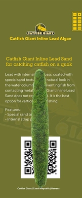 Грузило Catfish Giant Inline Lead Alga 150g