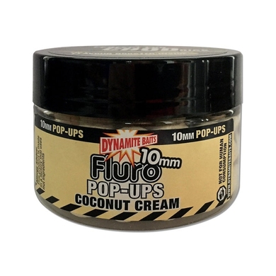 Бойлы Dynamite Baits Coconut Cream Fluro Pop-Ups 15mm 100g