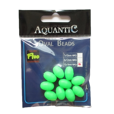 Бусинки AQUANTIC Oval Glow Beads 7mm LG
