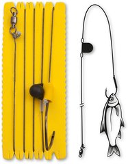 Оснастка для Сома Black Cat Single Hook Rig with Rattle ХL 100kg, 1,20m, 8/0