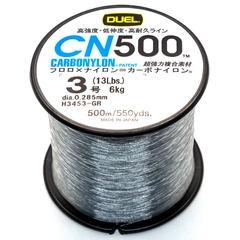Леска Duel CN500 Carbonylon 500m 0,235 4kg Gray