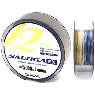 Шнур Daiwa UVF Saltiga Sensor X12EX+SI #10 300m, 0.52mm, 59.1Kg