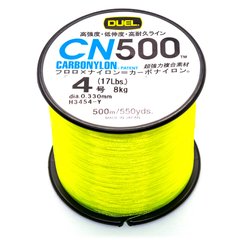 Леска Duel CN500 Carbonylon 500m 0,330 8kg Yellow