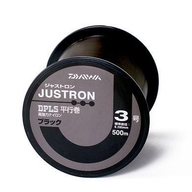 Леска Daiwa Justron DPLS BK 500 м 0,285 мм black