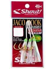 Крючки для пилькера Shout Jaco Glow JH-02 LL