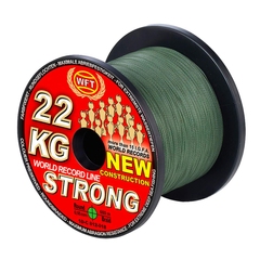 Шнур WFT NEW 22KG Strong green 600m 0,18mm