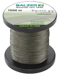 Шнур Balzer Iron Line Catfish 8x Green 300м 0.50мм 51,3кг