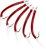 Морской монтаж Fladen Rubber Mac 5pcs size 12/0 Red/White