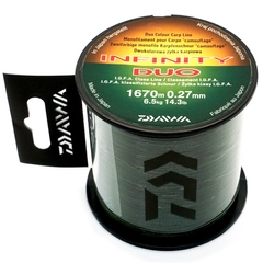 Волосінь Daiwa Infinity Duo Carp 0,27 мм 1670 м