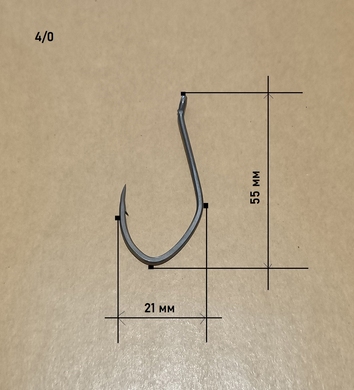 Крючок GAMAKATSU  LS-4644/0 PTFE №4/0, 5шт