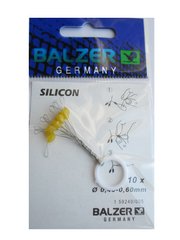Стопор для лески Balzer силиконовый L 0,40 - 0,60мм, 10шт