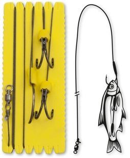 Оснастка для сома Black Cat Big Bait Ghost Rig L 100kg, 140cm, 10/0-4/0