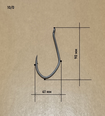 Гачок GAMAKATSU  LS-4644/0 PTFE №10/0, 2шт