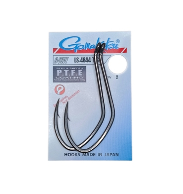 Гачок GAMAKATSU  LS-4644/0 PTFE №10/0, 2шт