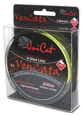 Шнур UNI CAT Vencata V-Shot 0,40мм, 32,4кг 200м